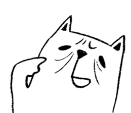 Hysterical Cat sticker #9684814