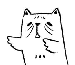 Hysterical Cat sticker #9684816