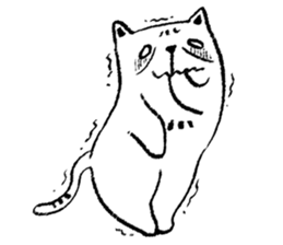 Hysterical Cat sticker #9684821
