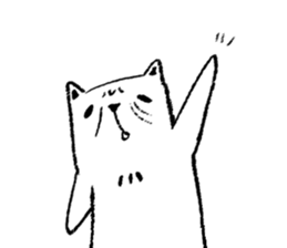 Hysterical Cat sticker #9684822