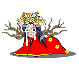 mei hua sticker #9685385