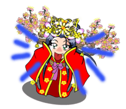 mei hua sticker #9685386