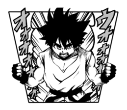 Japanese boys comics sticker #9685864