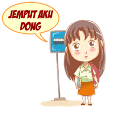 Cewek Sensi sticker #9686678