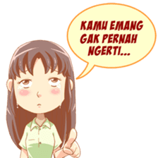 Cewek Sensi sticker #9686679