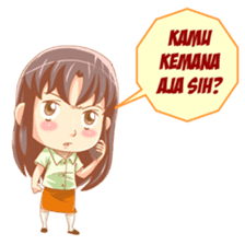 Cewek Sensi sticker #9686680