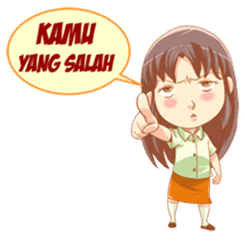 Cewek Sensi sticker #9686681