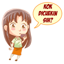 Cewek Sensi sticker #9686683