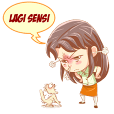 Cewek Sensi sticker #9686687