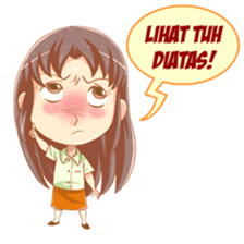 Cewek Sensi sticker #9686688