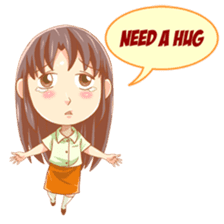 Cewek Sensi sticker #9686692