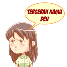 Cewek Sensi sticker #9686699