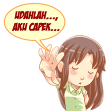 Cewek Sensi sticker #9686702