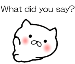 Pretty Cat!![English] sticker #9686748