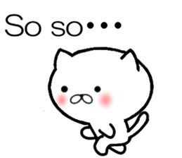 Pretty Cat!![English] sticker #9686770