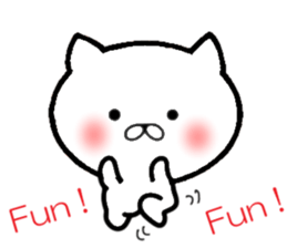 Pretty Cat!![English] sticker #9686774