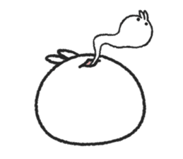 Tomung the snowball rabbit! sticker #9686818