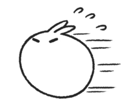 Tomung the snowball rabbit! sticker #9686821