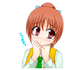 Card gamer girl "Kuronuma Lily" sticker #9686869
