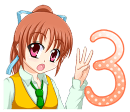 Card gamer girl "Kuronuma Lily" sticker #9686890