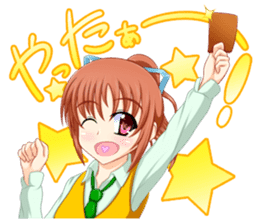 Card gamer girl "Kuronuma Lily" sticker #9686896
