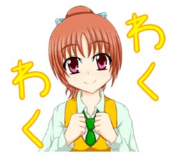 Card gamer girl "Kuronuma Lily" sticker #9686899