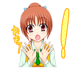 Card gamer girl "Kuronuma Lily" sticker #9686900