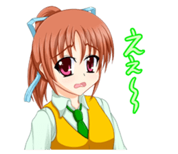 Card gamer girl "Kuronuma Lily" sticker #9686901