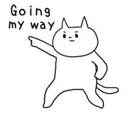 Datsuryoku! Sironeko sticker #9687050