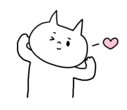 Datsuryoku! Sironeko sticker #9687062