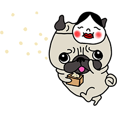 PUGchan winter of japan