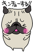 PUGchan winter of japan sticker #9687439