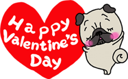 PUGchan winter of japan sticker #9687443