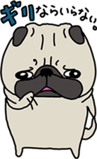 PUGchan winter of japan sticker #9687450