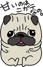 PUGchan winter of japan sticker #9687451