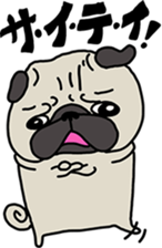 PUGchan winter of japan sticker #9687454