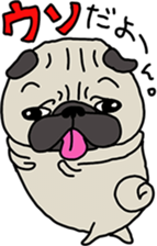 PUGchan winter of japan sticker #9687455