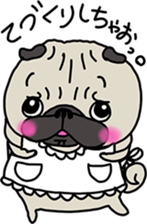 PUGchan winter of japan sticker #9687459