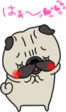 PUGchan winter of japan sticker #9687461