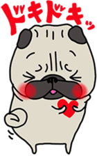 PUGchan winter of japan sticker #9687462