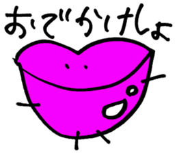 Ugly lips sticker #9688162