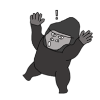 It's GORILLA! sticker #9688426