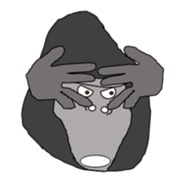 It's GORILLA! sticker #9688436