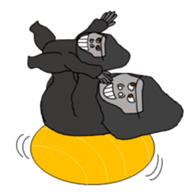 It's GORILLA! sticker #9688462