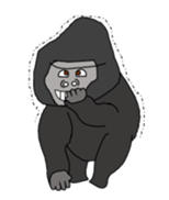 It's GORILLA! sticker #9688463