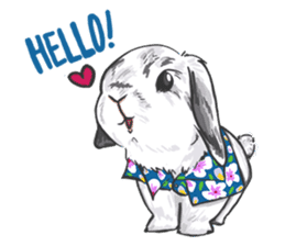 Electron Bunny sticker #9688544