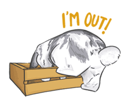 Electron Bunny sticker #9688547