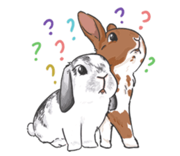 Electron Bunny sticker #9688548