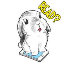 Electron Bunny sticker #9688550