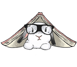 Electron Bunny sticker #9688565